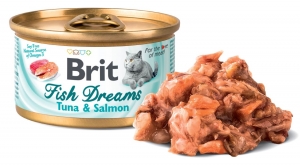 Brit Cat konz Brit Fish Dreams Tuna & Salmon 80g
